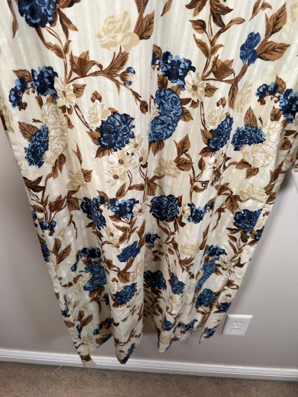 Tory Burch Floral Tunic Dress Size Small Resort Wear Quiet Luxury Coastal - Picture 8 of 14
